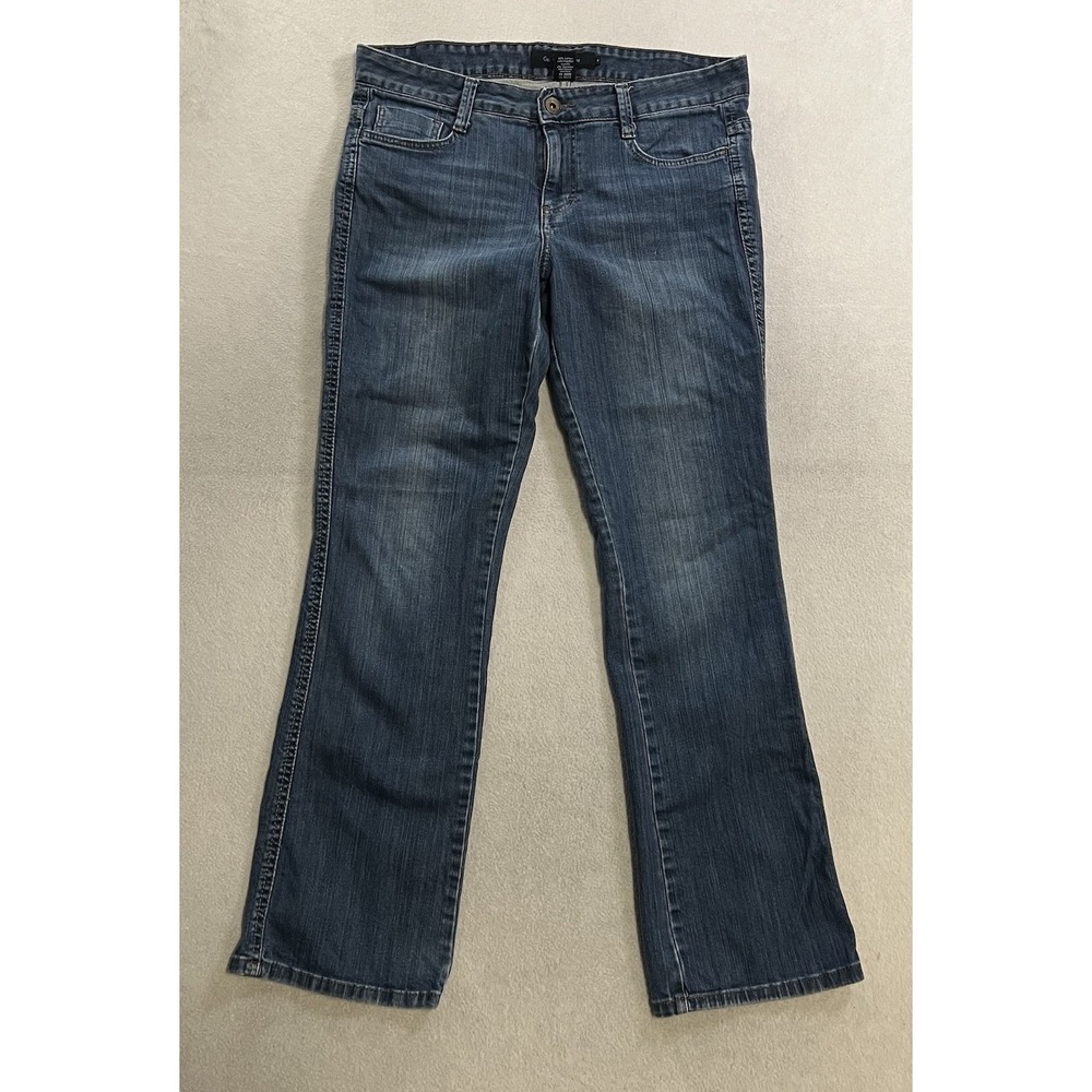 Calvin Klein Jeans Women's Size 10 Blue Denim Bootcut Stretch (Fits 34x30)